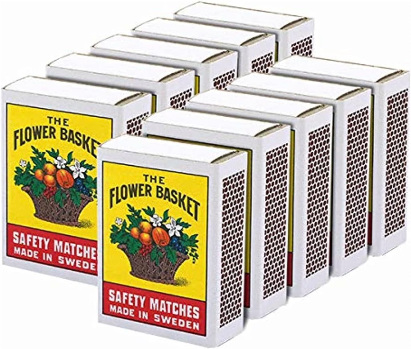 Flower Basket Safety Match Box 100 packets – Authentic in UAE | VAPE DOKHA UAE
