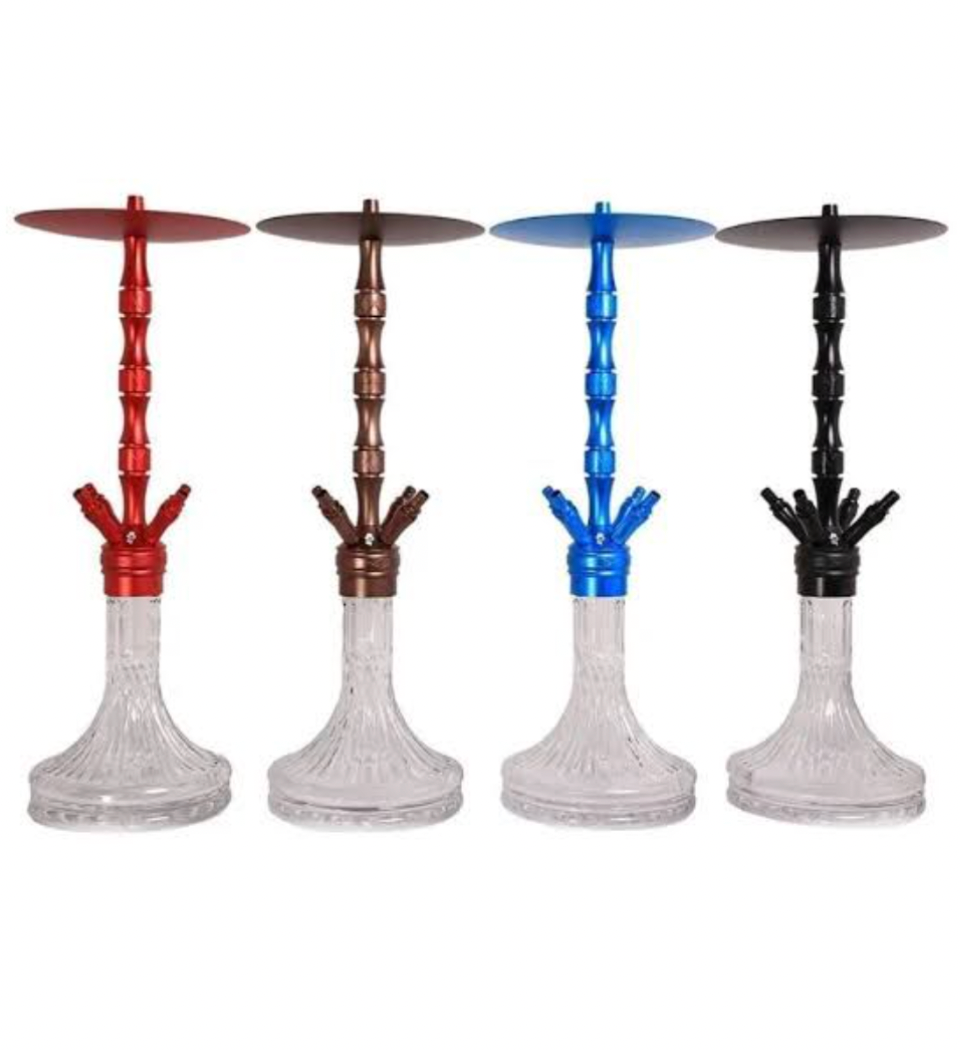 Hookah Accessory 4 Hoses Aluminum Shisha Set