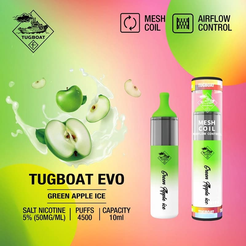Green Apple Ice – Authentic in UAE | VAPE DOKHA UAE