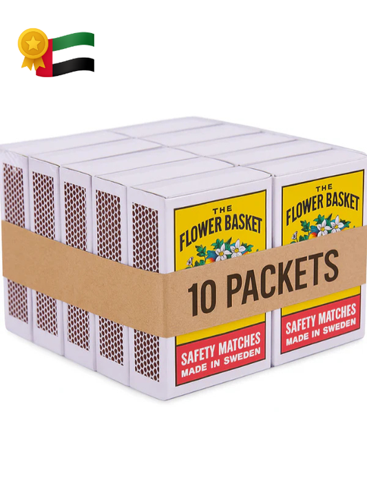 Flower Basket Safety Match Box 100 packets