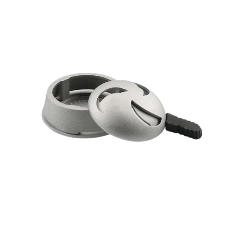 Hookah head charcoal heat management device
