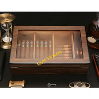 Cigar Humidor Cedar Wood Large Storag