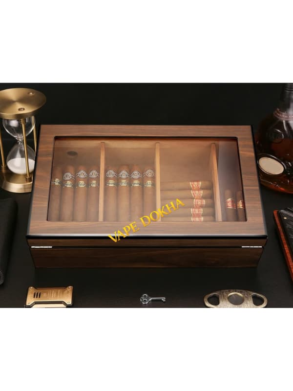 Cigar Humidor Cedar Wood Large Storag