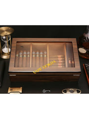 Cigar Humidor Cedar Wood Large Storag