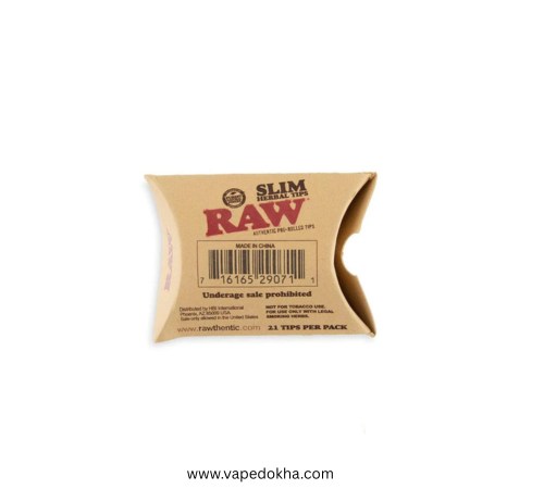Raw Authentic pre rolled Tips | 21 tips