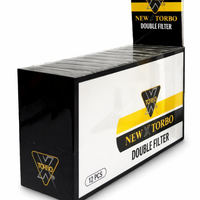 X TORBO Double Filter – 12 Pack Box (96 Disposable Filters)