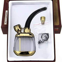 Mini Pipe Double Circulation Smoking Filter Hookah - Gold – Authentic in UAE | VAPE DOKHA UAE