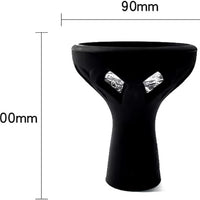 Hookah head bowl set glass and silicone