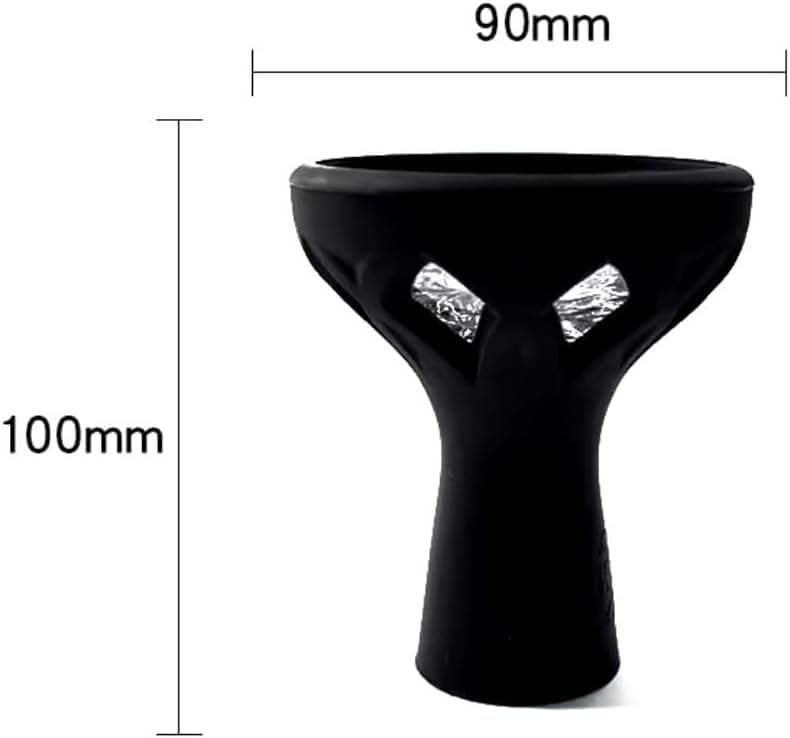 Hookah head bowl set glass and silicone