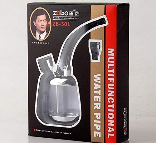 zobo Double Circulation Water Pipe (Silver) – Authentic in UAE | VAPE DOKHA UAE