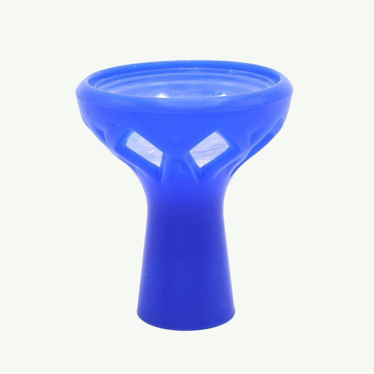 Shihsa Hookah silicone glass pot blue – Authentic in UAE | VAPE DOKHA UAE