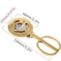 Cigar Scissors Cutter Stainless Steel-Silver