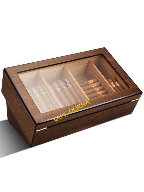 Cigar Humidor Cedar Wood Large Storag