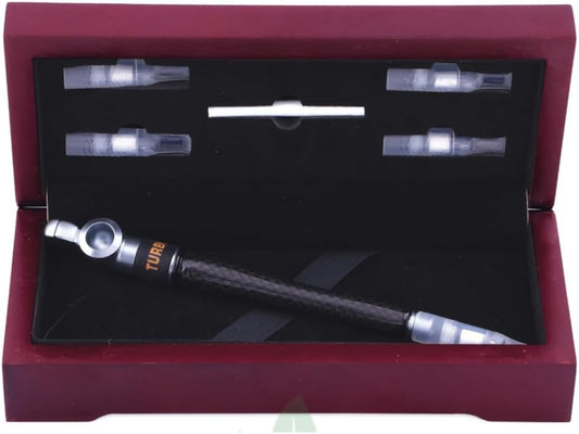Turbo Medwakh Carbon Fibre Silver – Authentic in UAE | VAPE DOKHA UAE