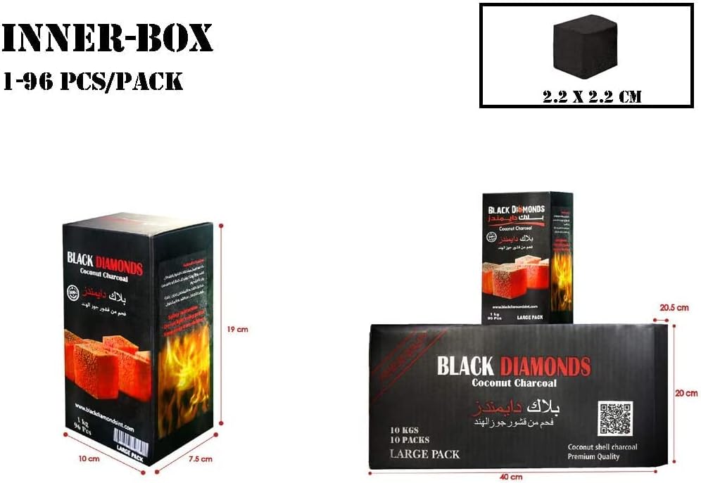 DIAMONDS 1 Kg COCONUT CHARCOAL – Authentic in UAE | VAPE DOKHA UAE