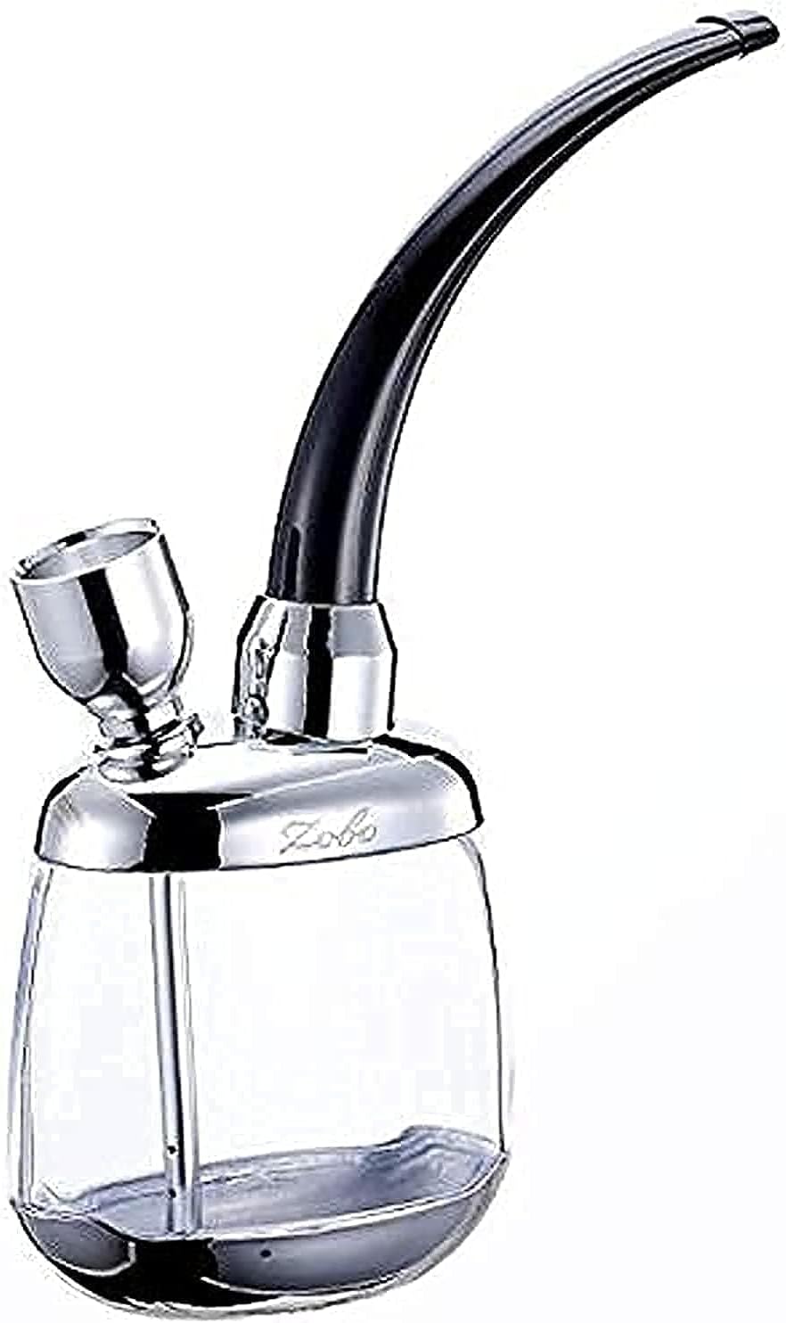 zobo Double Circulation Water Pipe (Silver) – Authentic in UAE | VAPE DOKHA UAE