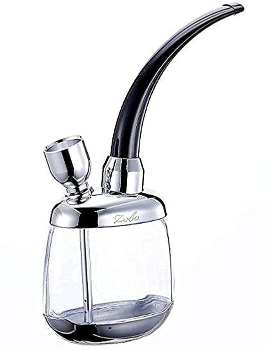 zobo Double Circulation Water Pipe (Silver) – Authentic in UAE | VAPE DOKHA UAE