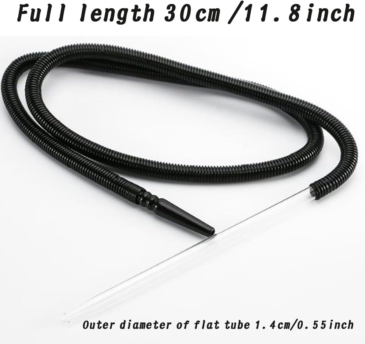 Glass Disposable Shisha Hookah Hose Pipe 10 Pcs (Black) – Authentic in UAE | VAPE DOKHA UAE