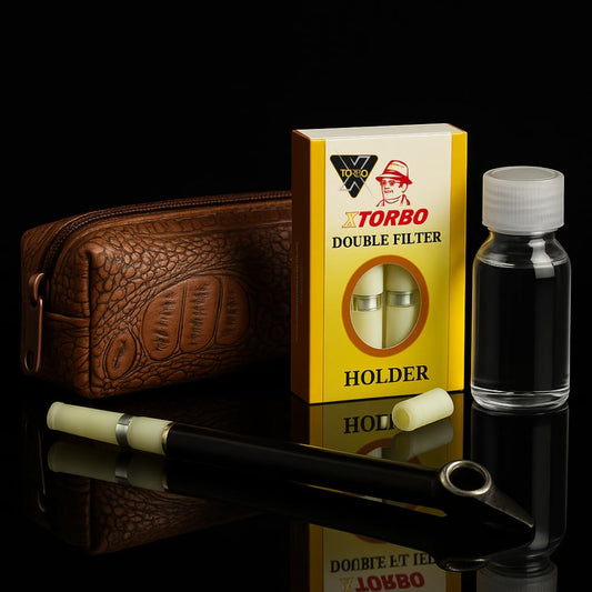 1 medwakh | 1 brown dokha pouch | 1 fliter | 1 25ml dokha bottle