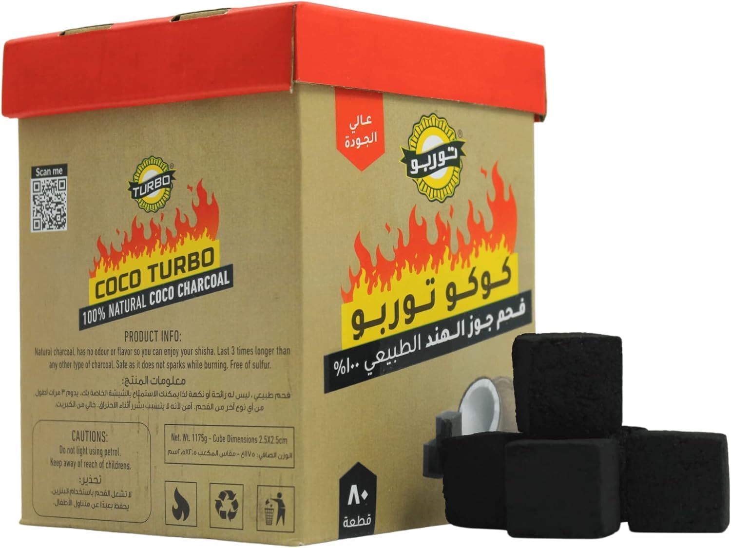 Turbo Coco Charcoal – Authentic in UAE | VAPE DOKHA UAE