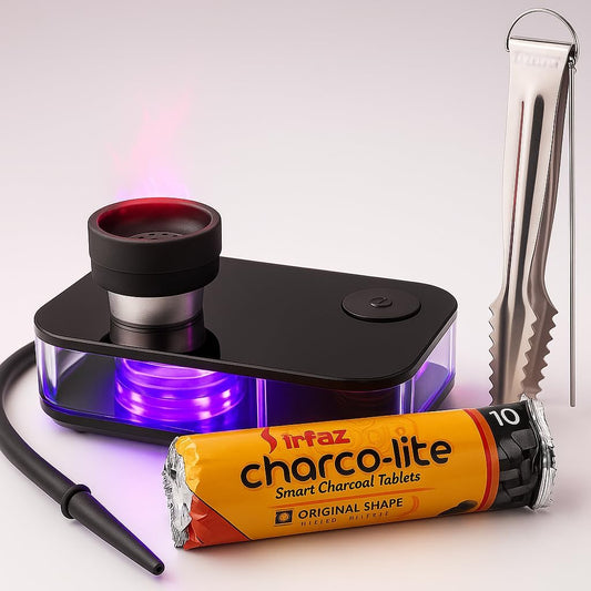 Portable shisha hookah set