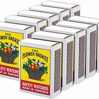 Flower Basket Safety Match Box 100 packets – Authentic in UAE | VAPE DOKHA UAE
