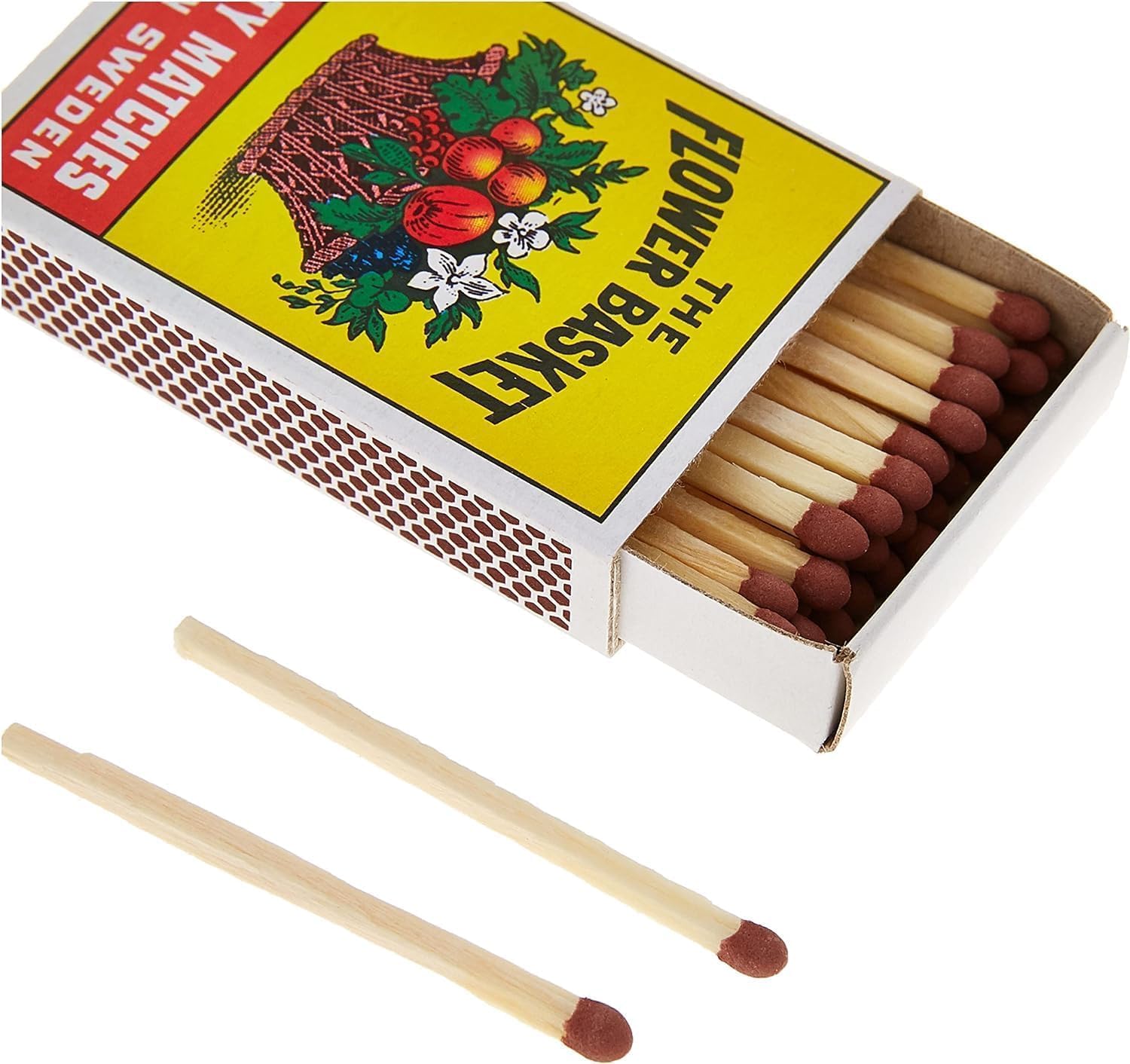 Flower Basket Safety Match Box 100 packets – Authentic in UAE | VAPE DOKHA UAE