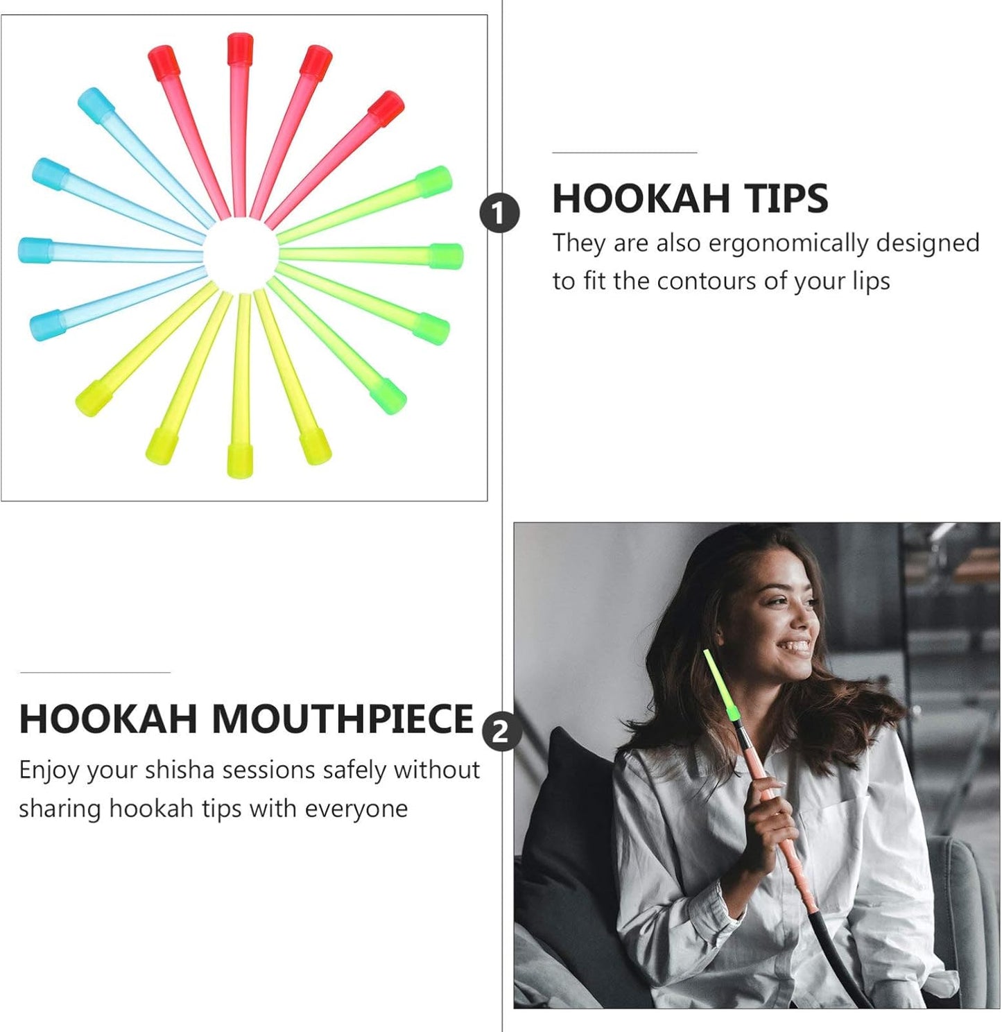 100pcs Hookah Tips – Authentic in UAE | VAPE DOKHA UAE