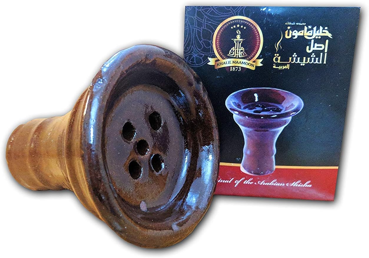 Khalil Mamoon Original Hookah Clay Bowl – Authentic in UAE | VAPE DOKHA UAE