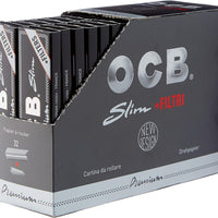 OCB Long Black Paper Plus Tips, 32 Packets – Authentic in UAE | VAPE DOKHA UAE