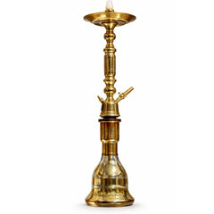 Classic Gold Brass Hookah with Bell Base