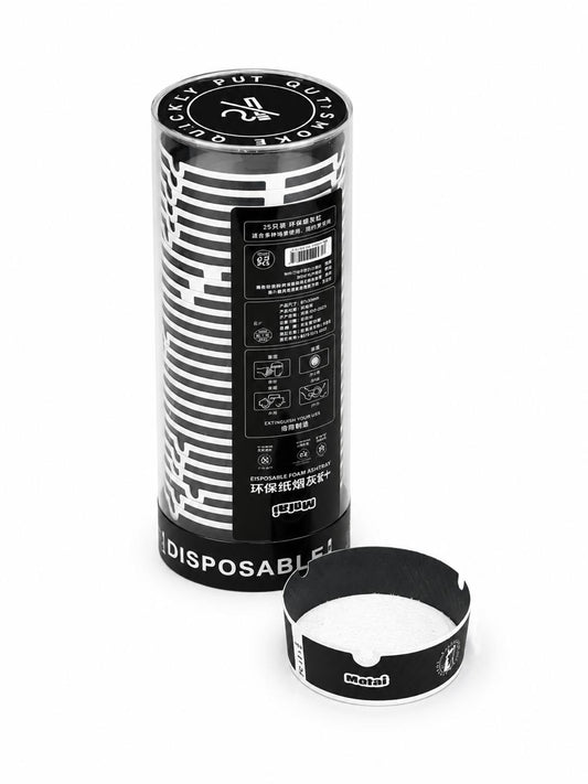 Disposable foam ashtrays 25 pack