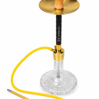 Gold hookah set silicone hose