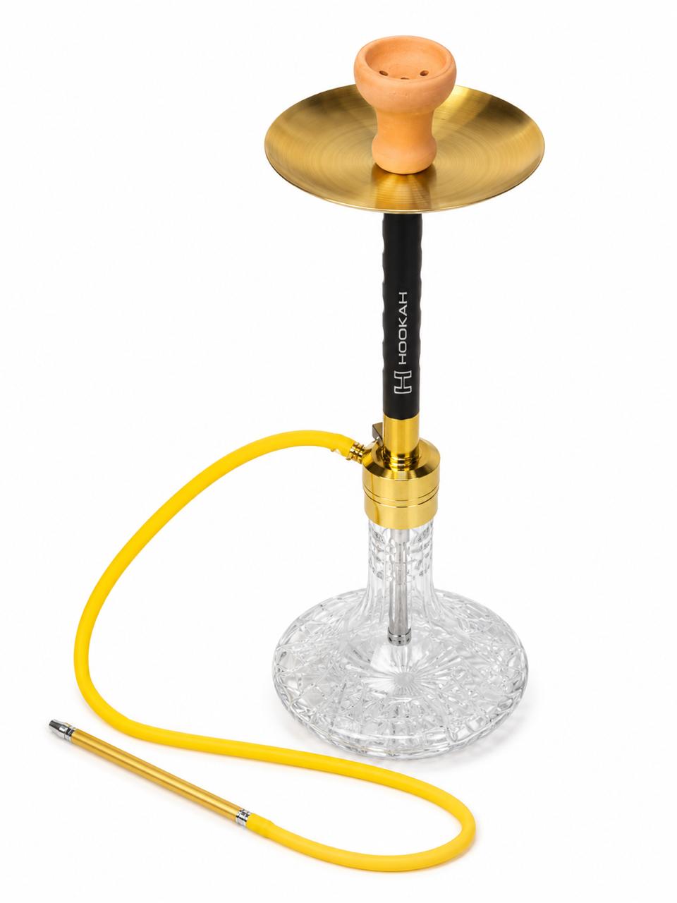 Gold hookah set silicone hose