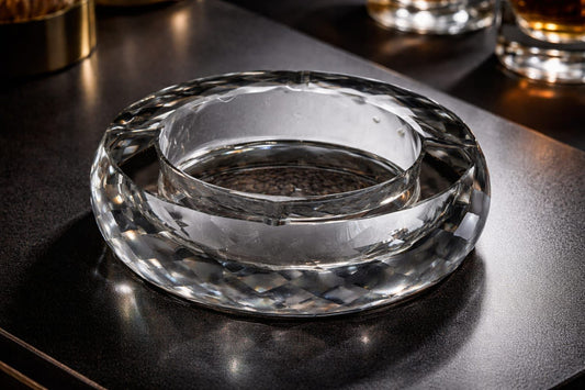 Luxury classic crystal glass ashtray