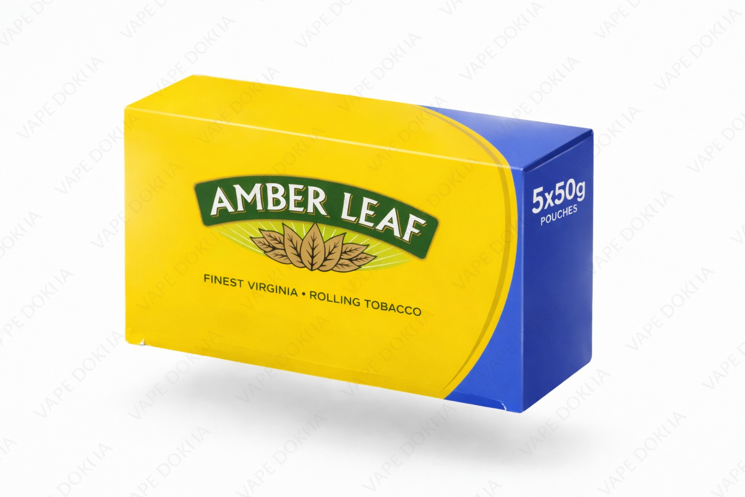 Amber Leaf tobacco packaging on a white background vape dokha uae