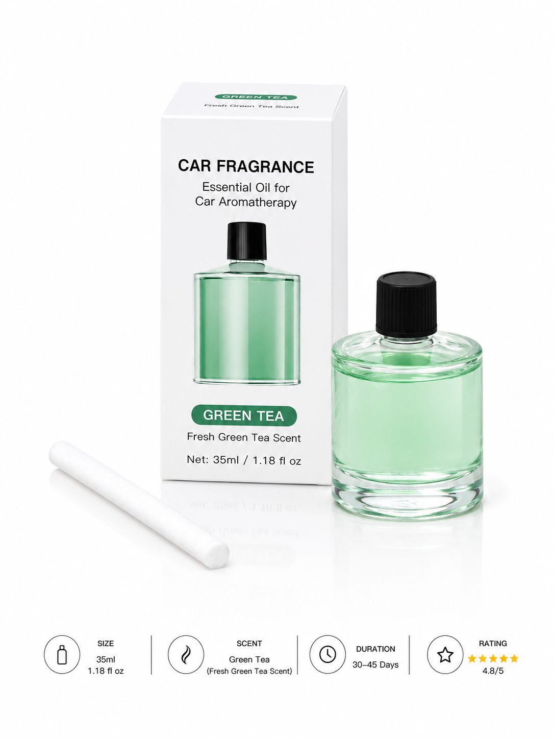 SHISHI car fragrance Green Tea