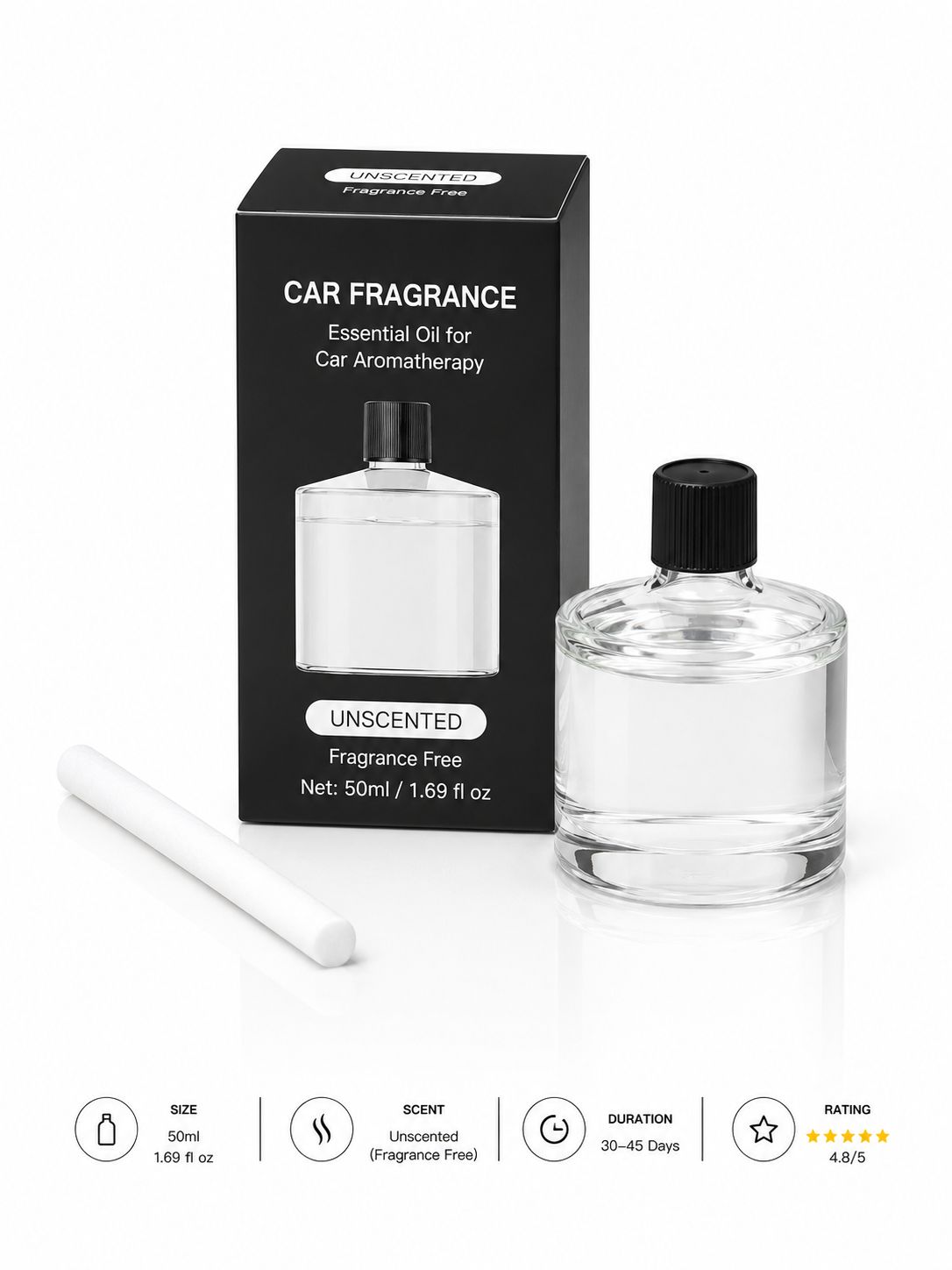Car fragrance oil 50ml black edition