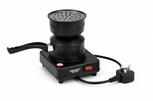 BSE Signature Electric Shisha Coal Heater 450W — with Tongs