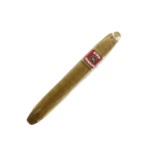 Cigar with 'King Edward' label on a white background. vape dokha . 
