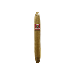 Cigar with a red label on a white background . vape dokha