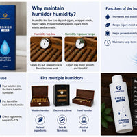 Hannicook humidor humidification fluid