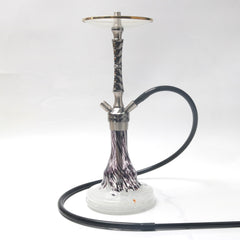 Alloy Hookah Complet Sheesha with clear glass base