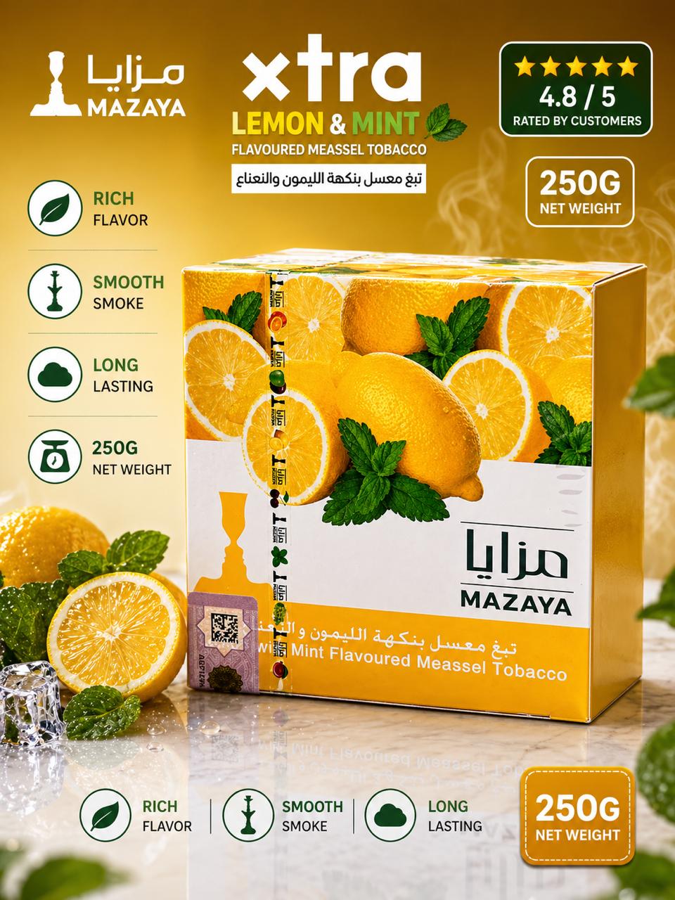 Mazaya Xtra Lemon with Mint 250g