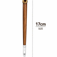 Handmade traditional 17cm medwakh pipe brass ring design II
