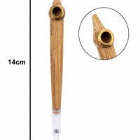 Handmade carved eagle-head medwakh pipe 14cm