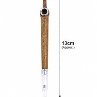Natural wood grain medwakh pipe 13cm