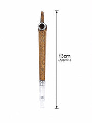 Natural wood grain medwakh pipe 13cm