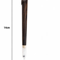Dark ebony dokha pipe removable filter