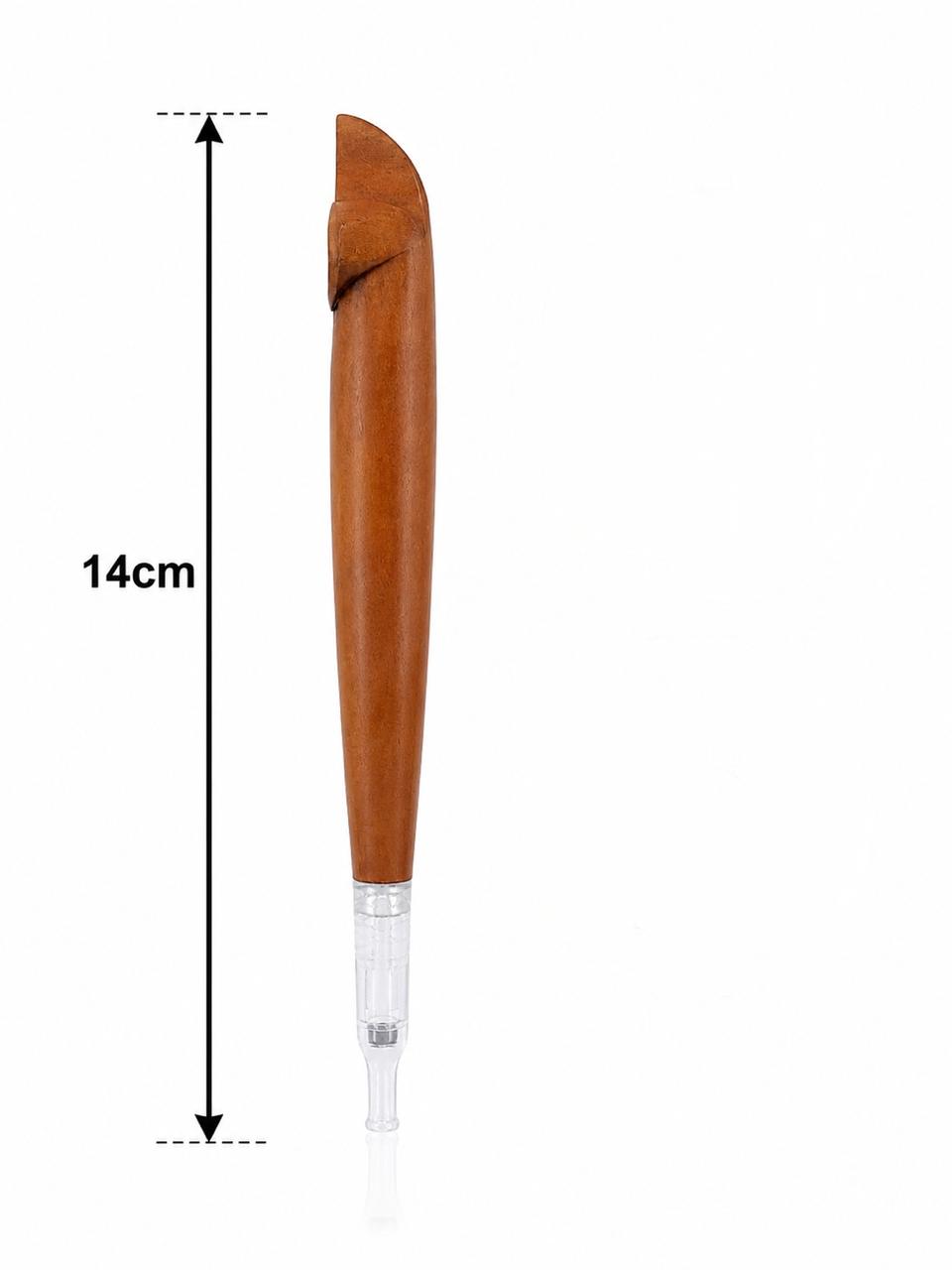 Light wood dokha pipe removable filter